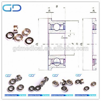 Dental handpiece bearings DHB