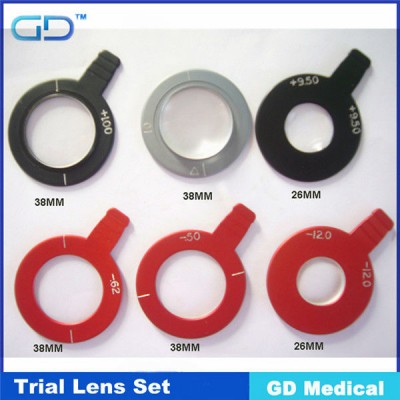 005 Hot sale and 12 months warranty ophthalpic trail lens set