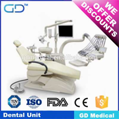 Best Selling Products 2014 TOP MOUNTED dental equipment/dental chairs/dental un price